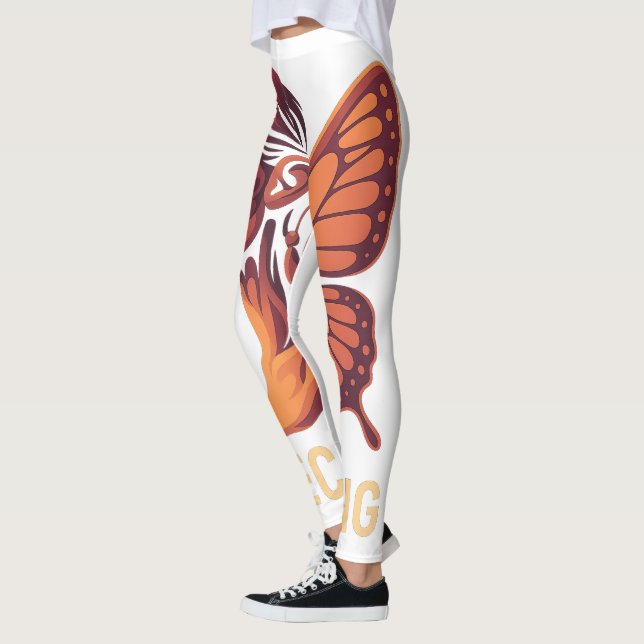 Becoming Light – Human Metamorphosis Design Leggings (Left)