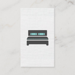 Bed and Breakfast / Linen Pattern Business Card