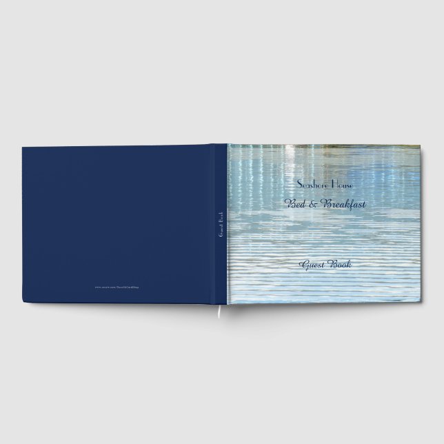 Bed & Breakfast B&B Guest Book Abstract Reflection (Full)