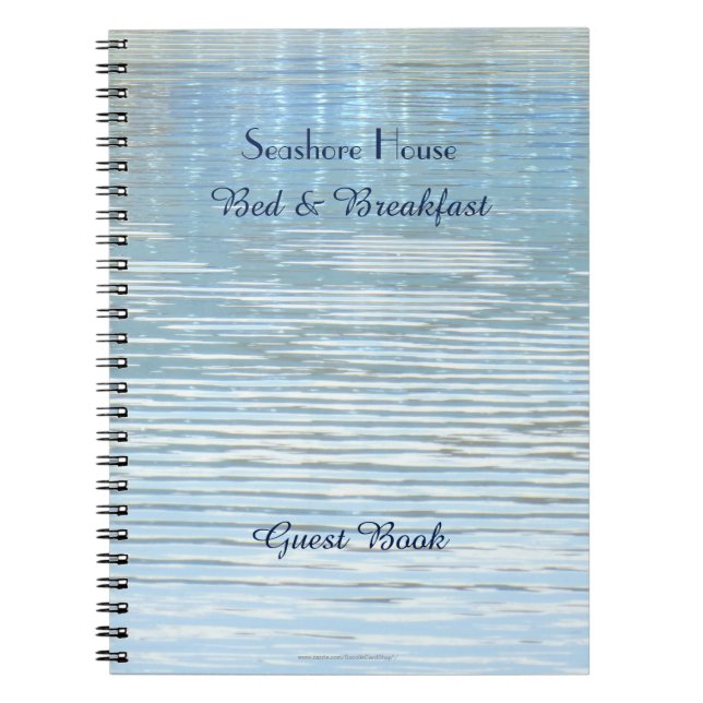 Bed & Breakfast Guest Book Abstract Reflection (Front)