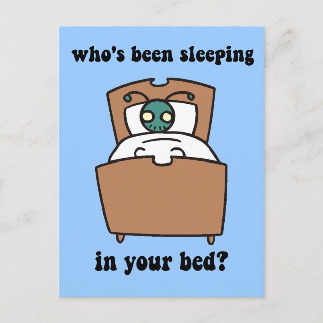 Bed bugs postcard (Front)