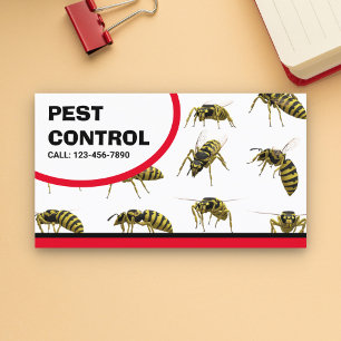 Bed Bugs Removal Pest Control Service Business Car Card