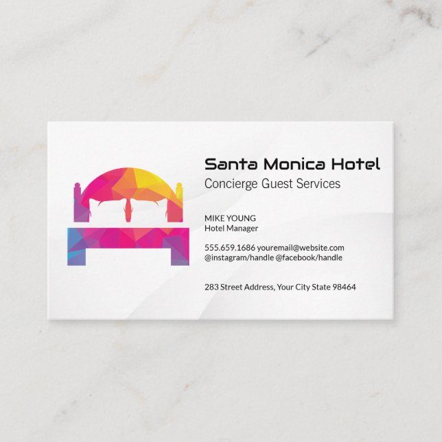 Bed Logo Appointment Card (Front)
