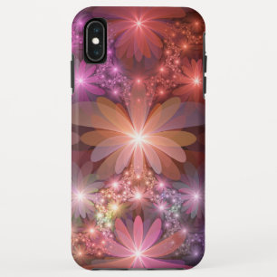 Bed Of Flowers Colourful Shiny Abstract Fractal Ar iPhone XS Max Case