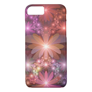 Bed Of Flowers Colourful Shiny Abstract Fractal Ar iPhone 8/7 Case