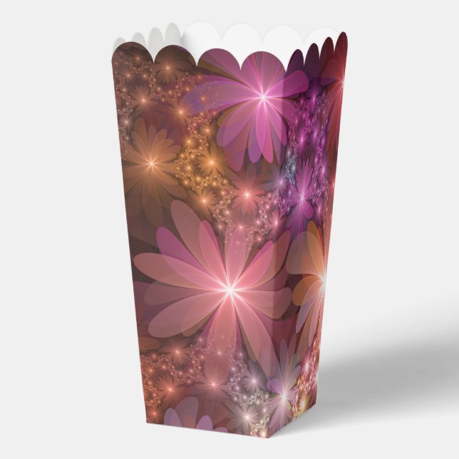 Bed Of Flowers Colourful Shiny Abstract Fractal Ar Favour Box (Back)