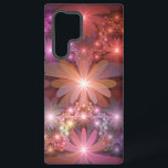 Bed Of Flowers Colourful Shiny Abstract Fractal Ar Samsung Galaxy Case<br><div class="desc">A bed of shiny fantasy flowers,  unique luminous floral artwork.
Design for your Samsung Galaxy S22 Ultra case and more.</div>