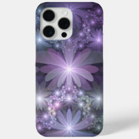 Bed of Flowers Trendy Shiny Abstract Fractal Art