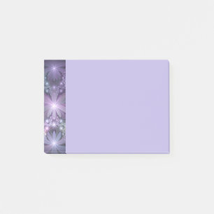 Bed of Flowers Trendy Shiny Abstract Fractal Art Post-it Notes
