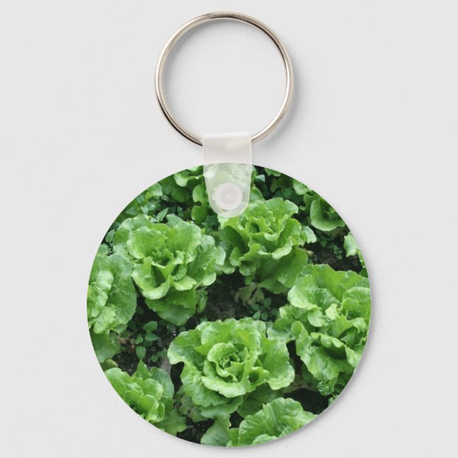 Bed of lettuce key ring (Front)