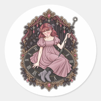 Bed of Needles-Dark Gothic Symbolic Art Sticker