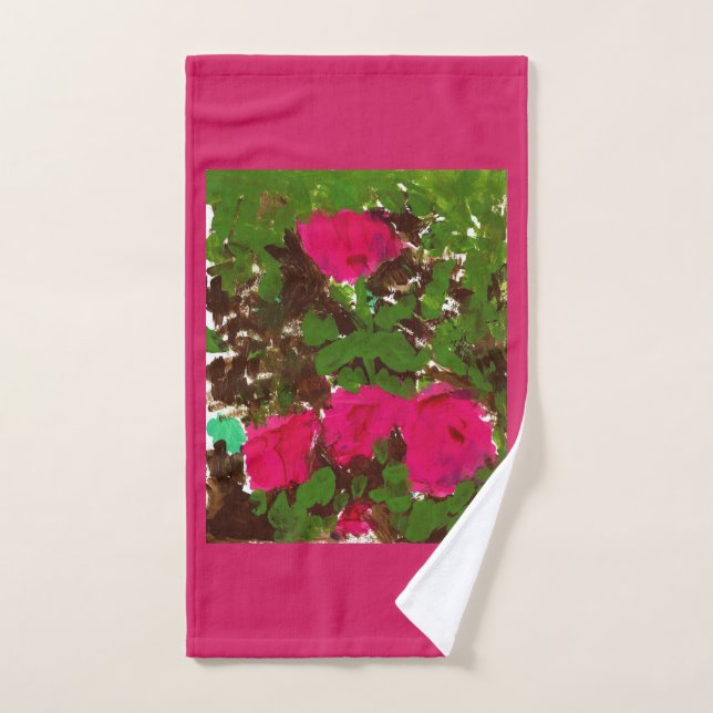 Bed of Roses  Hand Towel (Hand Towel)