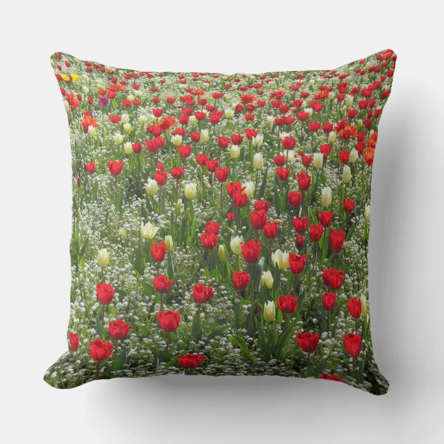 Bed of Tulips Cushion (Front)