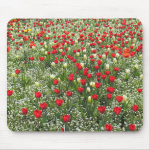 Bed of Tulips Mouse Pad