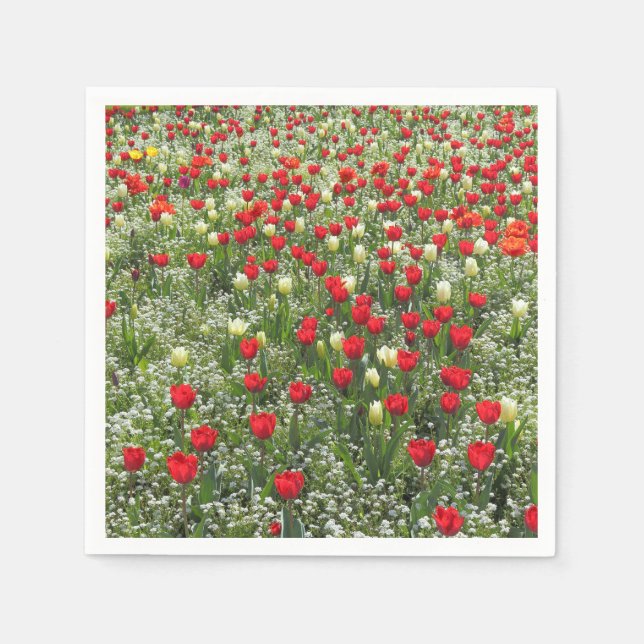 Bed of Tulips Napkin (Front)