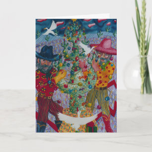 BEDAZZLED BANDIDOS CHRISTMAS CARD