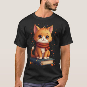 Bedazzled Cat Sparkle Aesthetic Cute T-Shirt