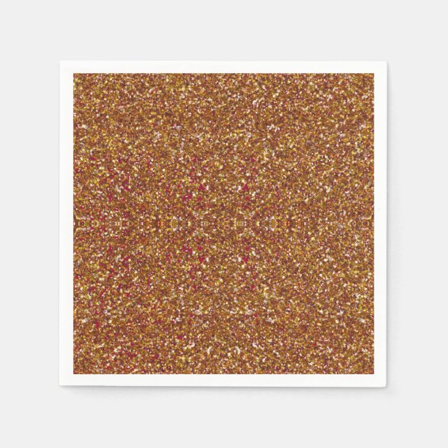 Bedazzled Cranberry-Gold-PAPER NAPKINS (Front)