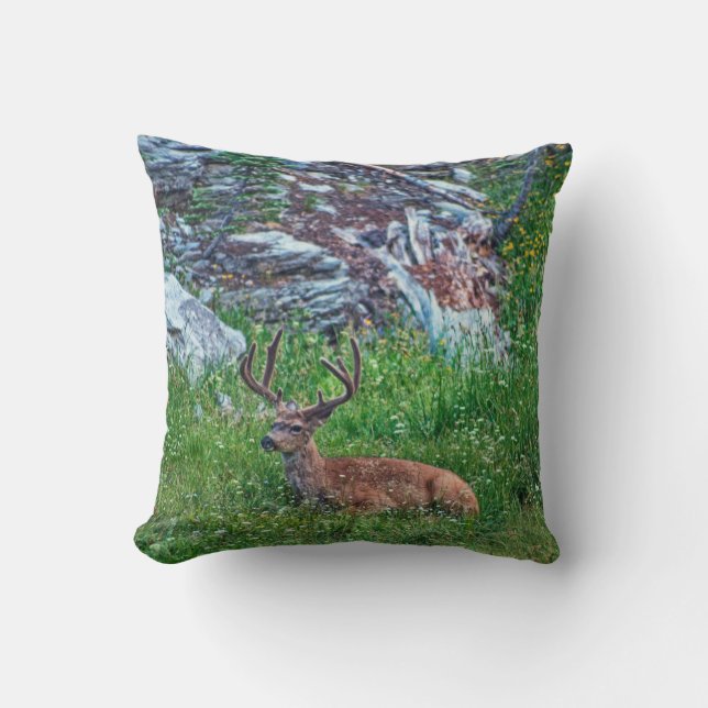 Bedded Buck Cushion (Front)