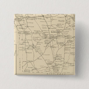 Bedford, Amherst, Hillsborough Co 15 Cm Square Badge