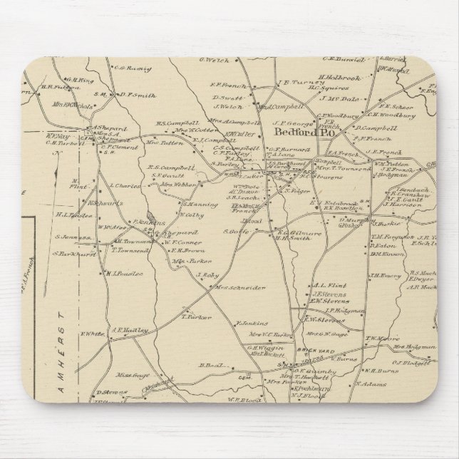 Bedford, Amherst, Hillsborough Co Mouse Pad (Front)