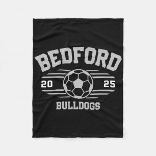 Bedford Bulldogs Soccer Byll 2025 Fleece Blanket