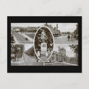 Bedford, England UK Vintage Postcard