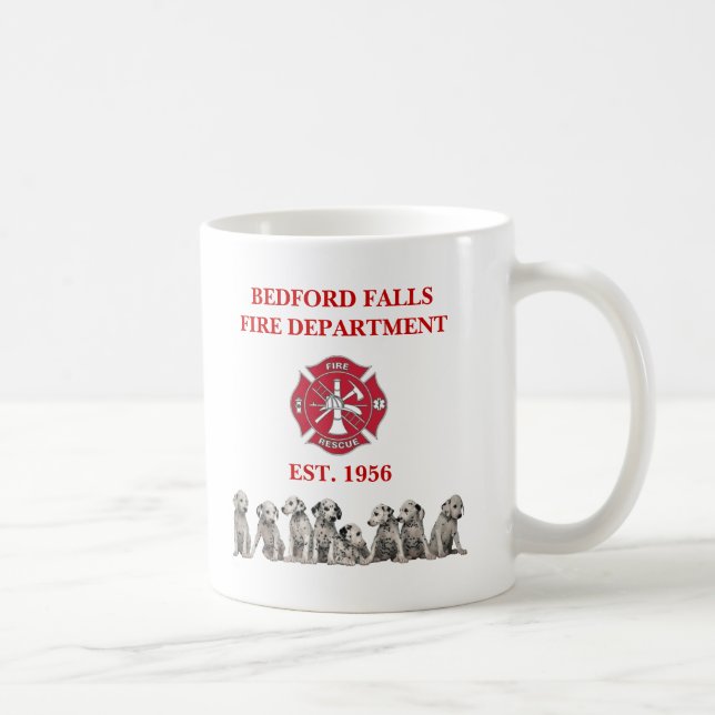 Bedford Falls Fire Department Mug - Customised (Right)