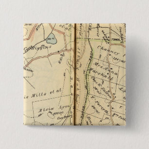 Bedford, New York 15 Cm Square Badge