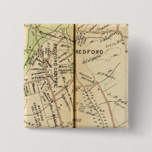 Bedford, New York 2 15 Cm Square Badge