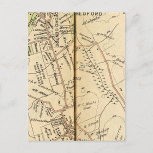 Bedford, New York 2 Postcard