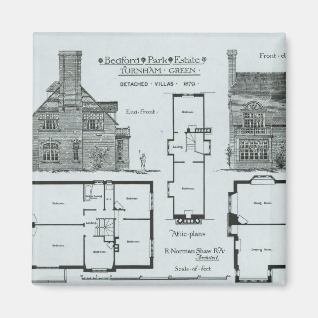 Bedford Park Estate Magnet (Front)