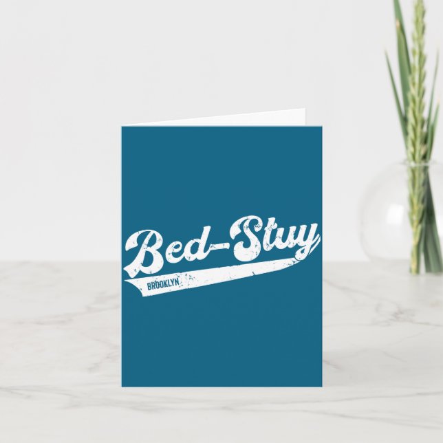 Bedford Stuyvesant Bed Stuy Brooklyn New York City Card (Front)
