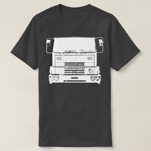 Bedford TM 1980s classic heavy lorry monoblock whi T-Shirt (Design Front)