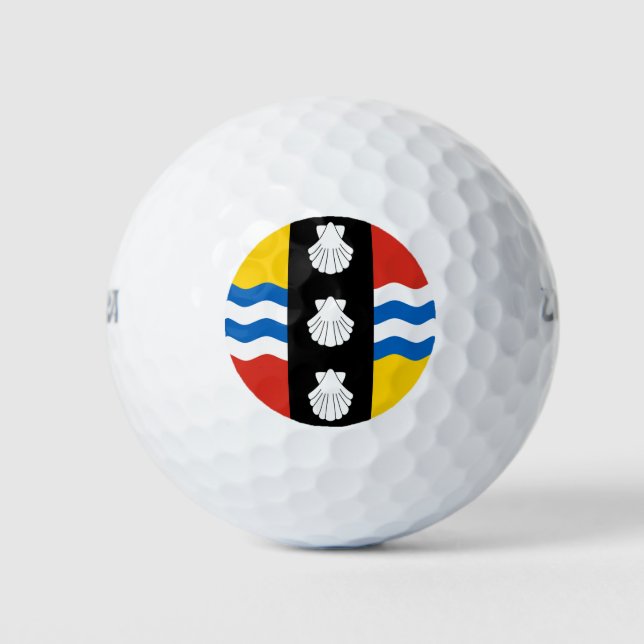 Bedfordshire county flag golf balls (Front)