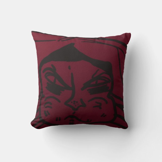 Bedhead Throw Pillow (Front)