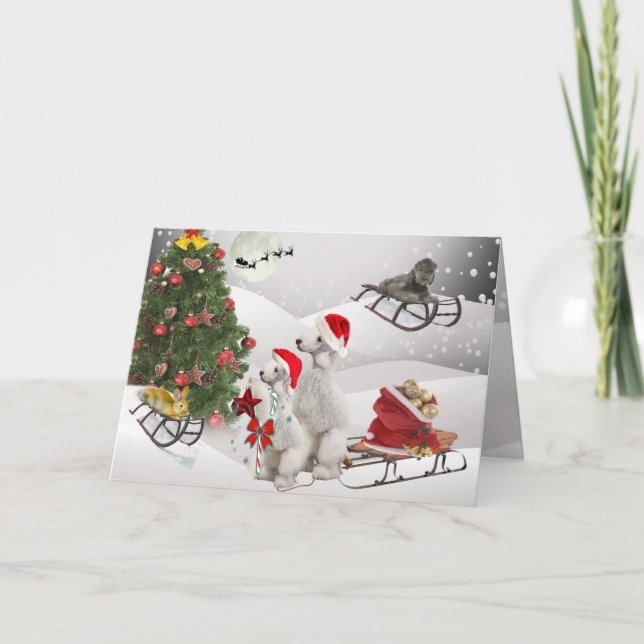 Bedlington Christmas Holidays Holiday Card (Front)