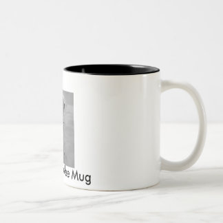 Bedlington Mom Coffee Pot Two-Tone Coffee Mug