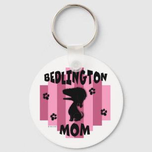 Bedlington Mum Keychain