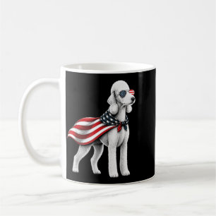 Bedlington Terrier 4th Of July Aamerican Flag Coffee Mug