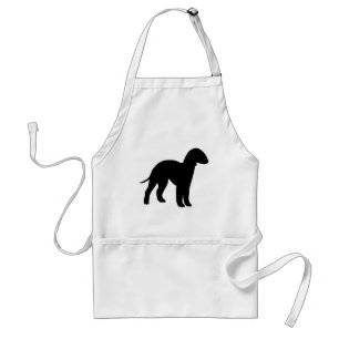 Bedlington Terrier (black) Standard Apron