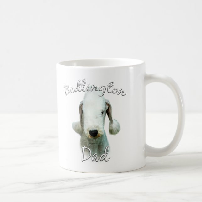 Bedlington Terrier Dad 2 Coffee Mug (Right)