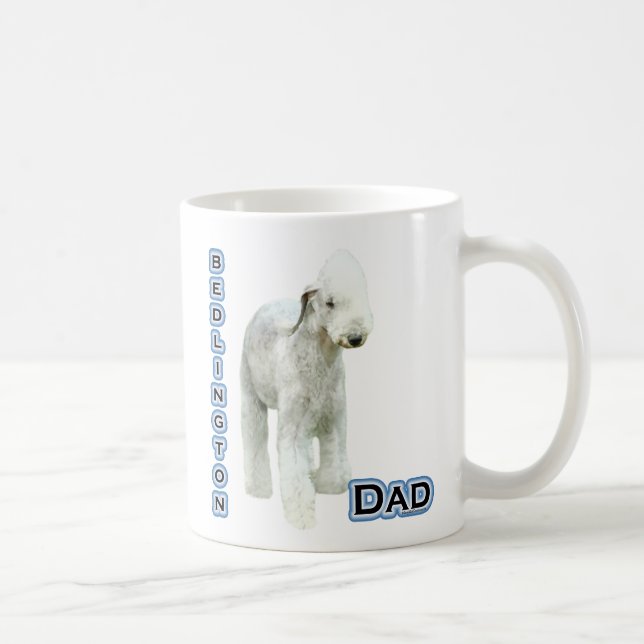 Bedlington Terrier Dad 4 Coffee Mug (Right)