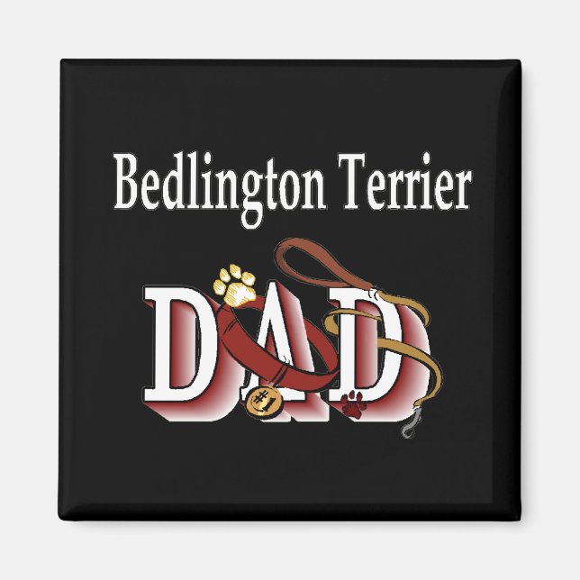 bedlington terrier dad Magnet (Front)