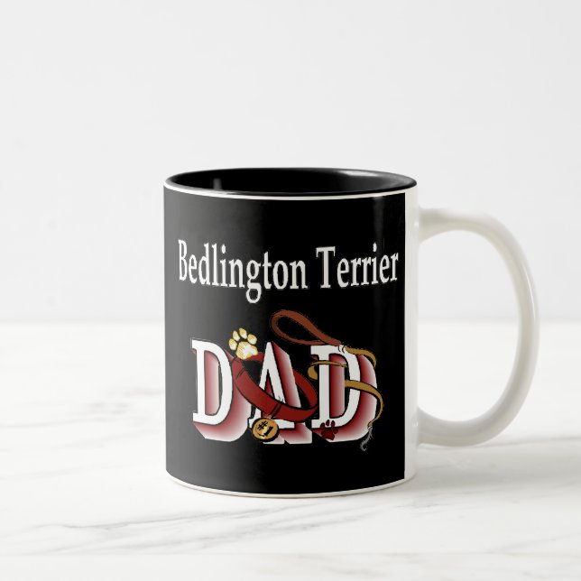 Bedlington Terrier Dad Mug (Right)