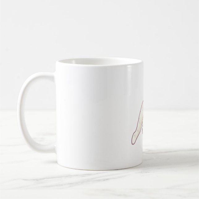 Bedlington terrier dog Magic Coffee Mug (Left)