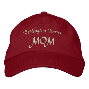 Bedlington Terrier Dog MOM Embroidered Hat
