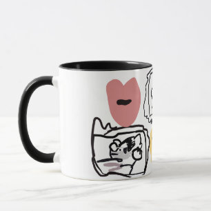 Bedlington Terrier hearts Mug