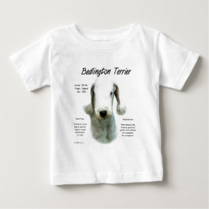 Bedlington Terrier History Design Baby T-Shirt