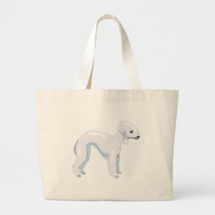 Bedlington Terrier Large Tote Bag